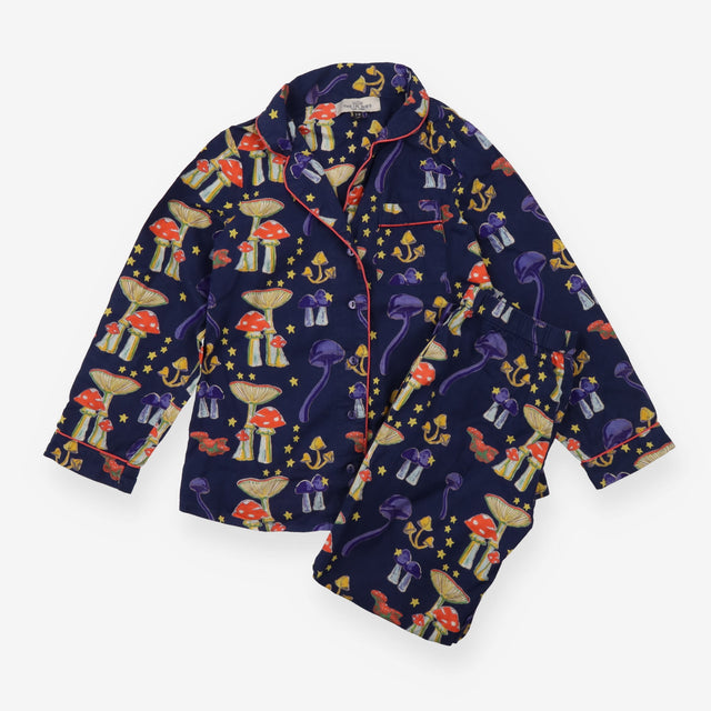 Pyjamas Their Nibs traditional cotton  navy blue t