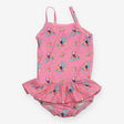 Swim costume pink toucan