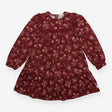 Dress long sleeve plum floral