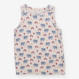 Vest white elephants rainbows