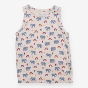 Vest white elephants rainbows