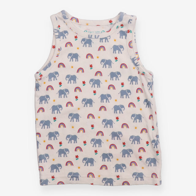 Vest white elephants rainbows