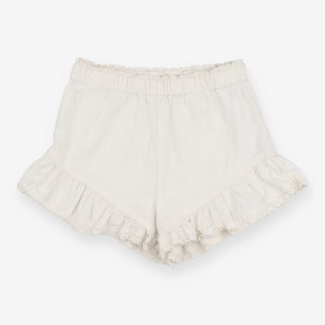 Shorts White Woven Frilly