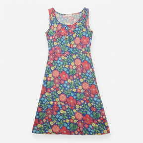Shiloh Dress Multicolour Floral Sleeveless 100% Li