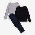 Blue Cargo Trousers and Long Sleeves 2pc