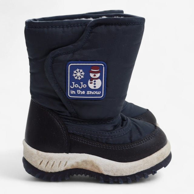 Navy Snow Boots