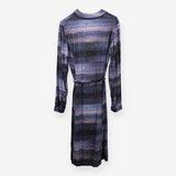 Galaxy Paint Splatter Print Shirt Dress
