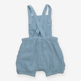 Dungarees Shortie Woven Blue