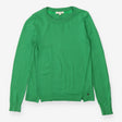 Green Crewneck Sweater Merino Wool