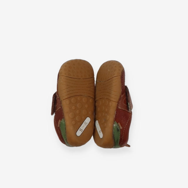 First walkers brown velcro