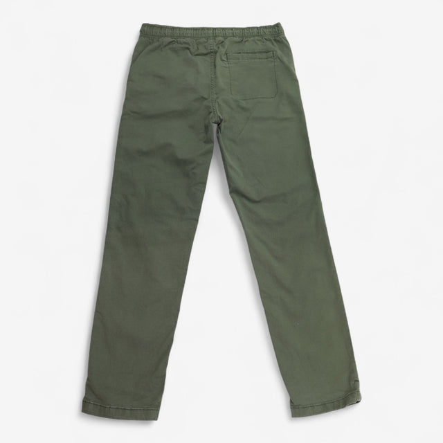 Trousers Woven Pull On Khaki Green