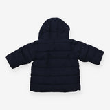 Navy puffer coat