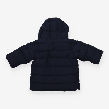 Navy puffer coat