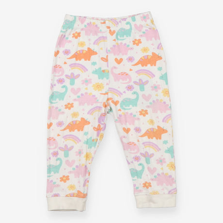 2 pack Pyjama Bottoms purple and white with dino r