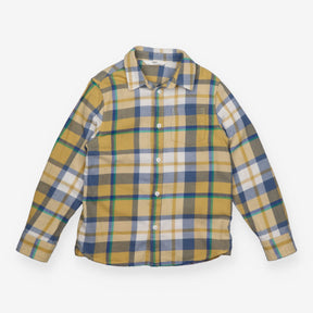 Shirt Yellow and Blue Check