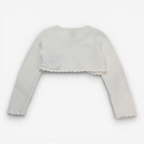 Bolero Cardigan Cream Sparkle
