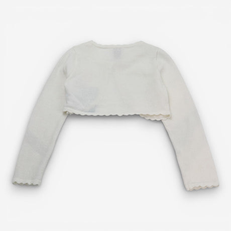 Bolero Cardigan Cream Sparkle