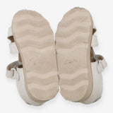 Sandals White Heart Velcro Straps