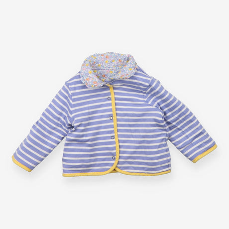 Fruits and Ditsy Reversible Quilted Coat