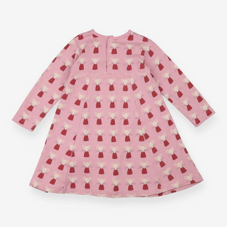 Dress Long Sleeved Pink Mouse