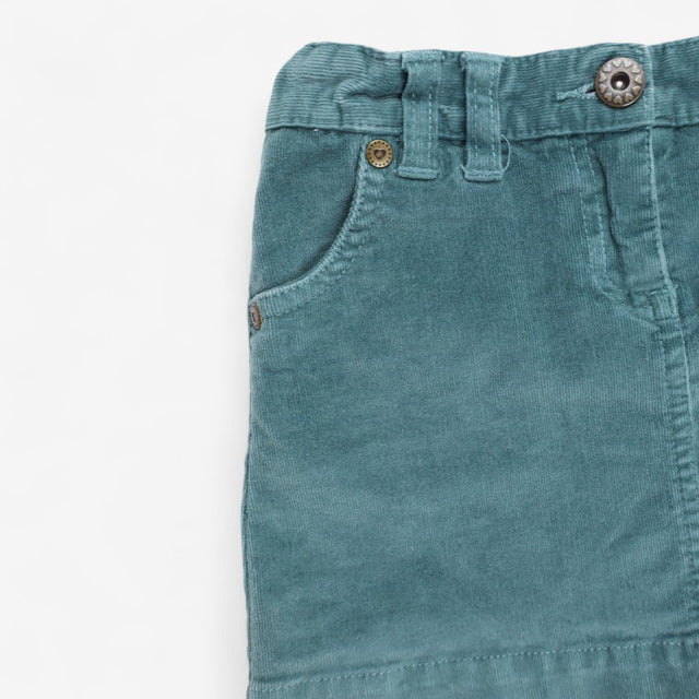 Skirt Cord Teal with Adjustable waist
