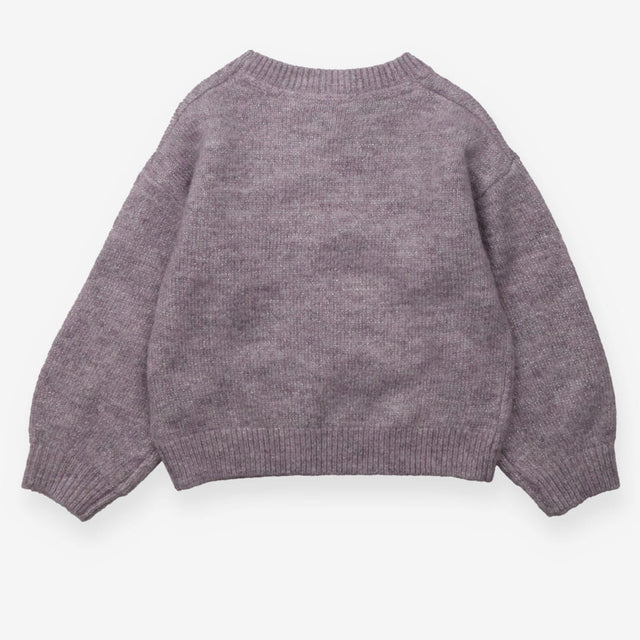 Jumper knit light purple rabbit