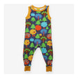Summer Dungaree with Multi Coloured Trees