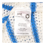 Organic Cotton Blue Stripe Open-Knit Tank Top