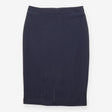 Pencil Skirt Navy Tailored Knee Length Back Split