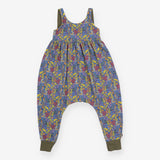 Whales & Whiskers Dungarees Navy Nature