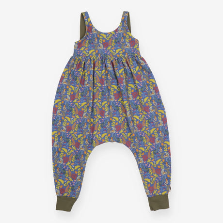 Whales & Whiskers Dungarees Navy Nature