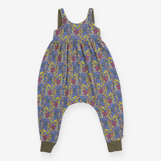 Whales & Whiskers Dungarees Navy Nature