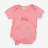 Pink Hello bodysuit