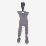 Tights with braces marl grey