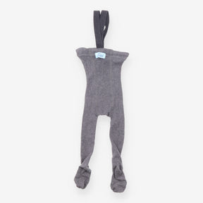 Tights with braces marl grey