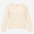 Jumper Cream Open Knit Slouchy Lightweight Cotton 