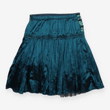 Skirt green stain sequins 