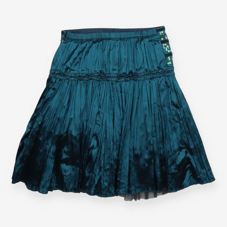 Skirt green stain sequins 