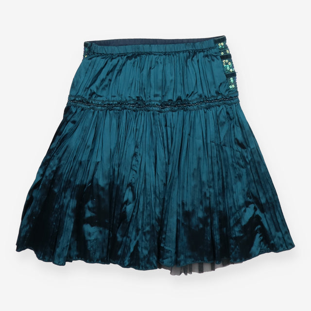Skirt green stain sequins 