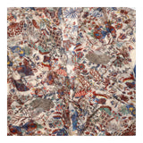 Kaftan 100% Silk Printed Beach Cover Up Multicolou