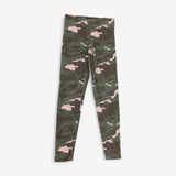 Leggings green and pink camo