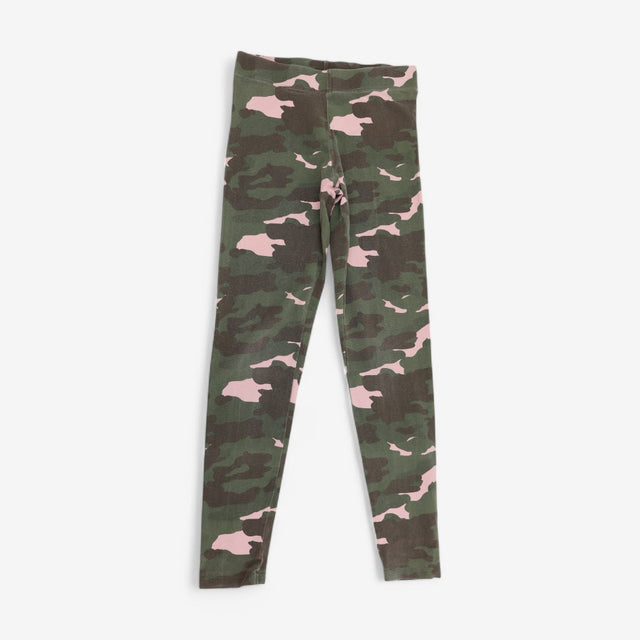 Leggings green and pink camo
