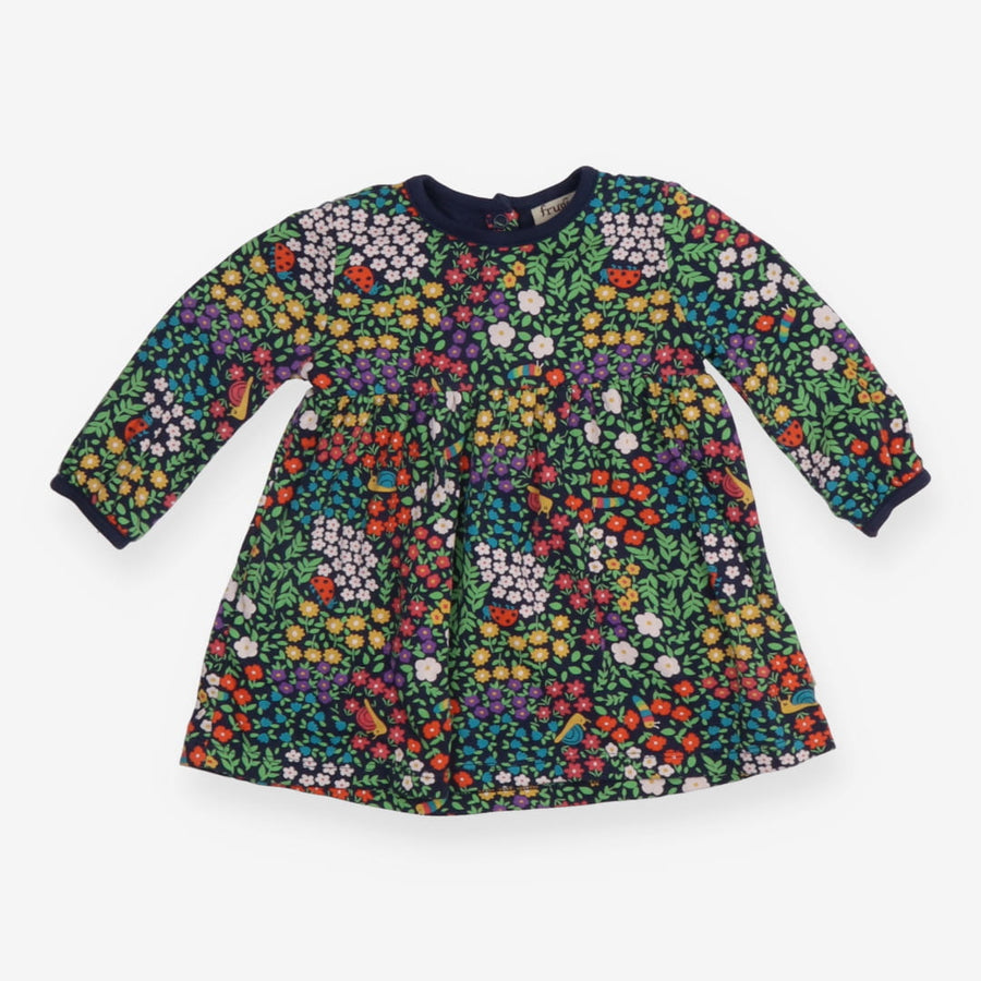 Dress long sleeve navy floral