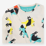 Sleepsuit Zipped Tropical Frogs