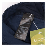 Cotton Stretch Chino Trousers Navy Blue