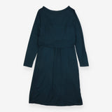 Maternity Dress green Long Sleeve Layered Waist