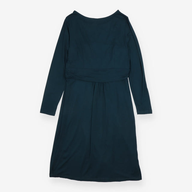 Maternity Dress green Long Sleeve Layered Waist