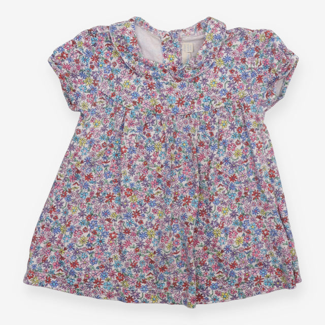 Top collared floral