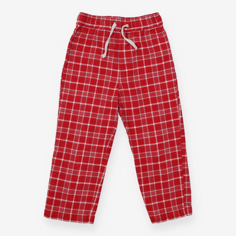 Pajama bottom red check