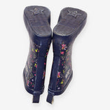 Wellies navy floral fairy